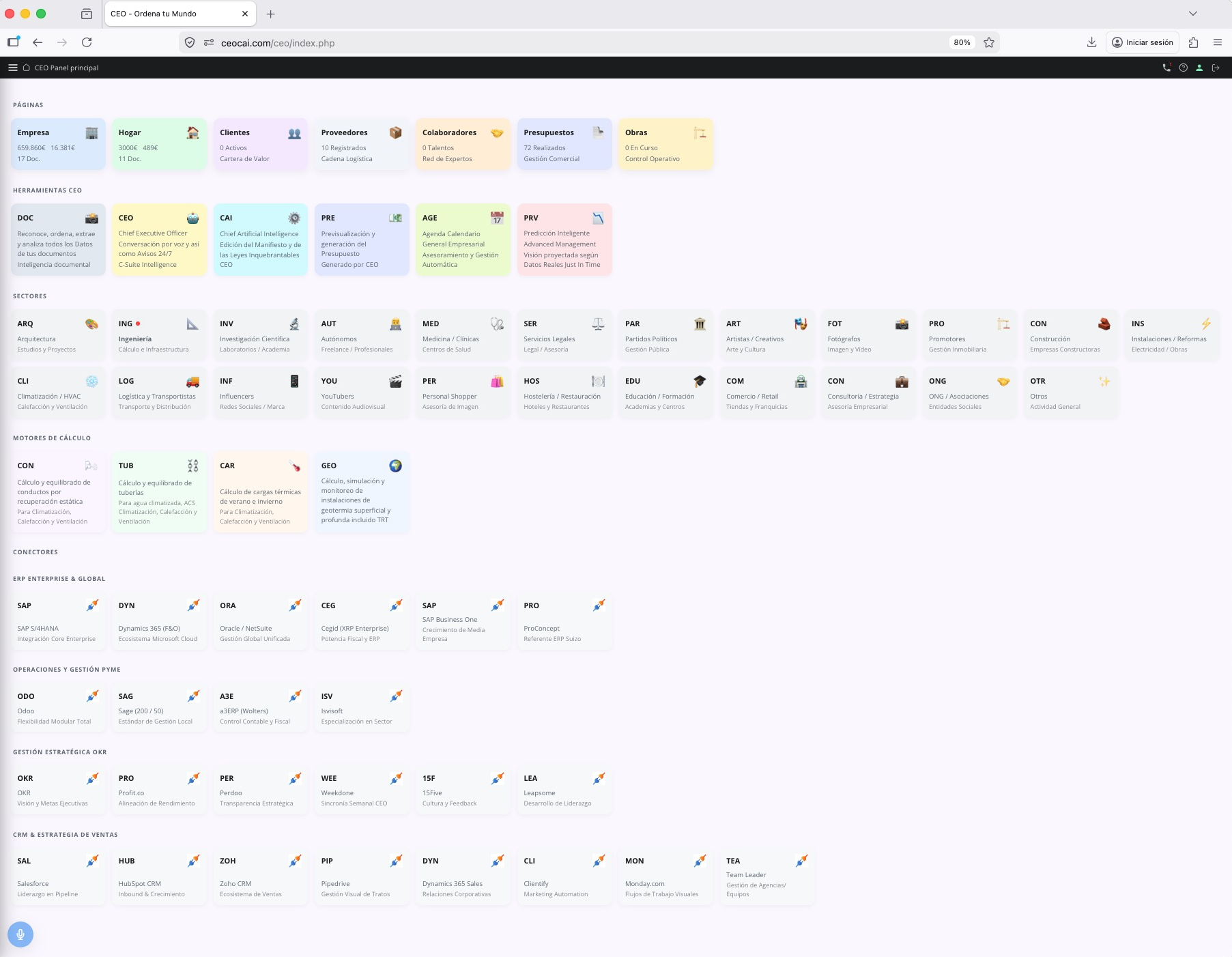 CEO Interface Preview Premium